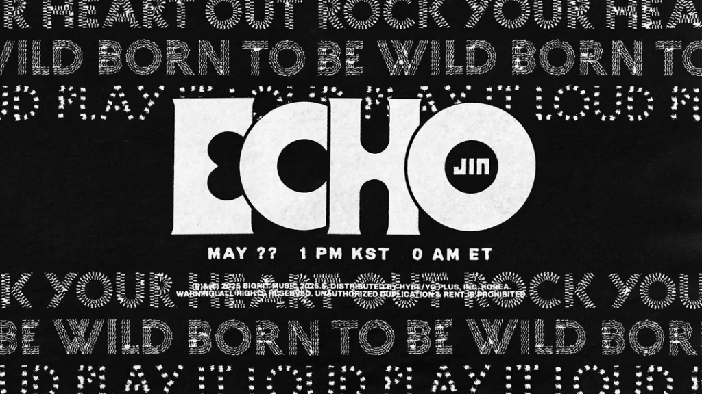 Jin(BTS) Echo 2nd Album